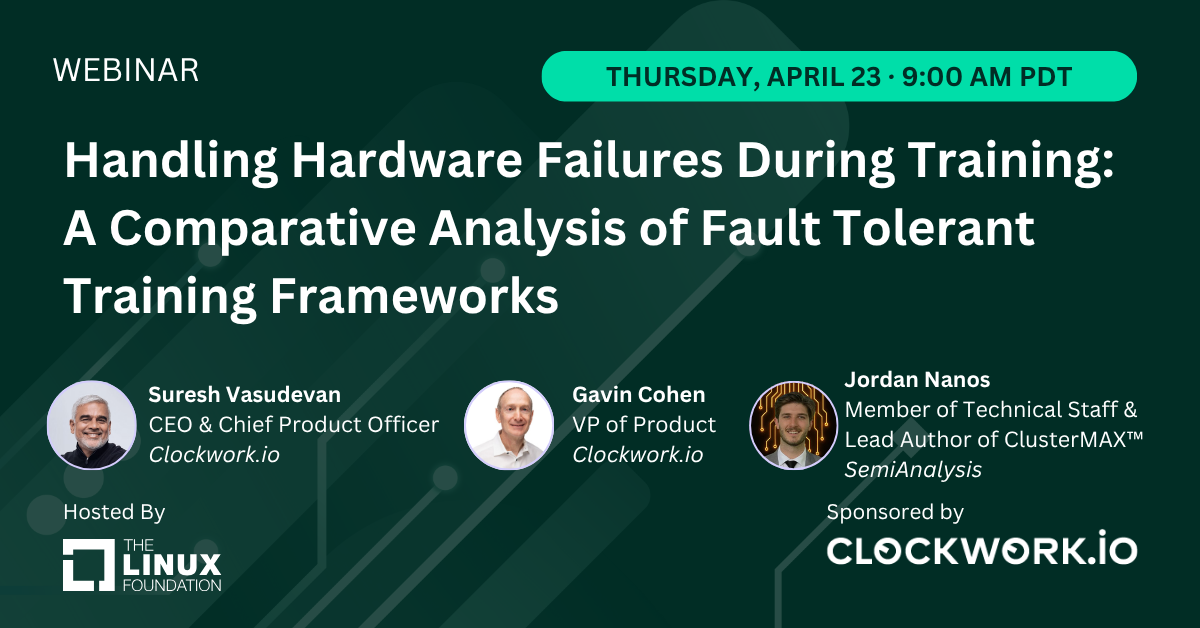 Handling Hardware Failures During Training: A Comparative Analysis of Fault Tolerant Training Frameworks featured image